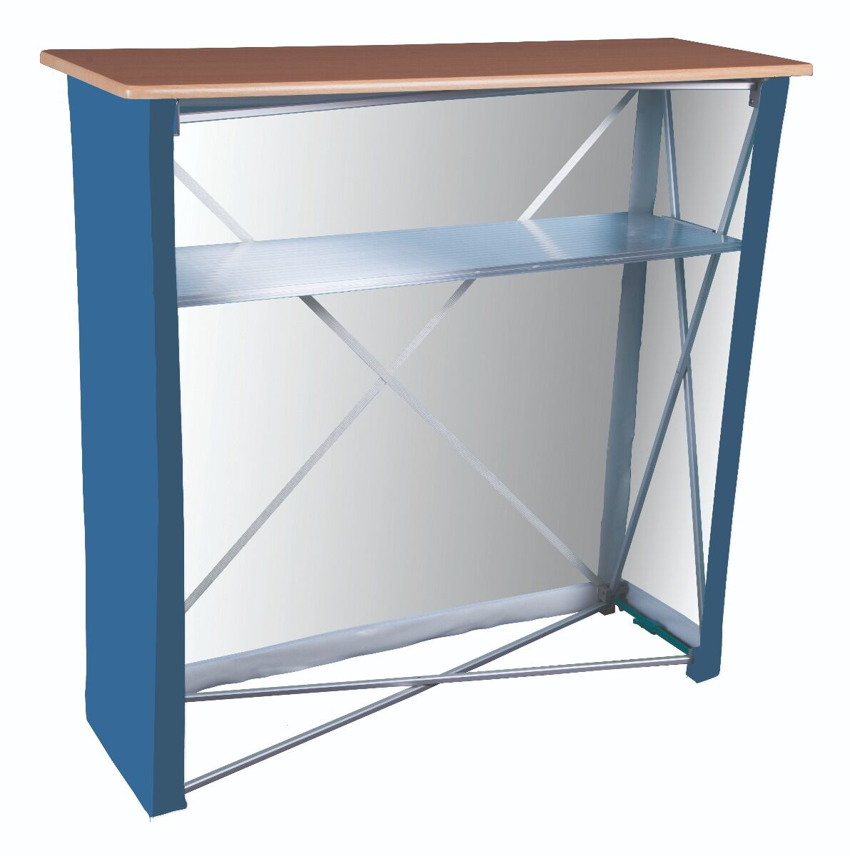 Counter Stand with Fabric Covering