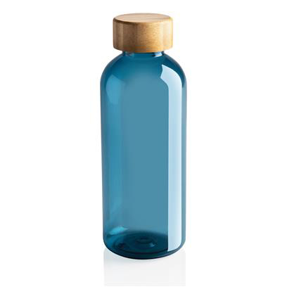 Royal Blue bottle with bamboo lid