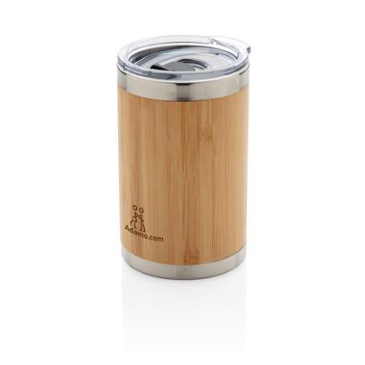 Bamboo coffee tumbler