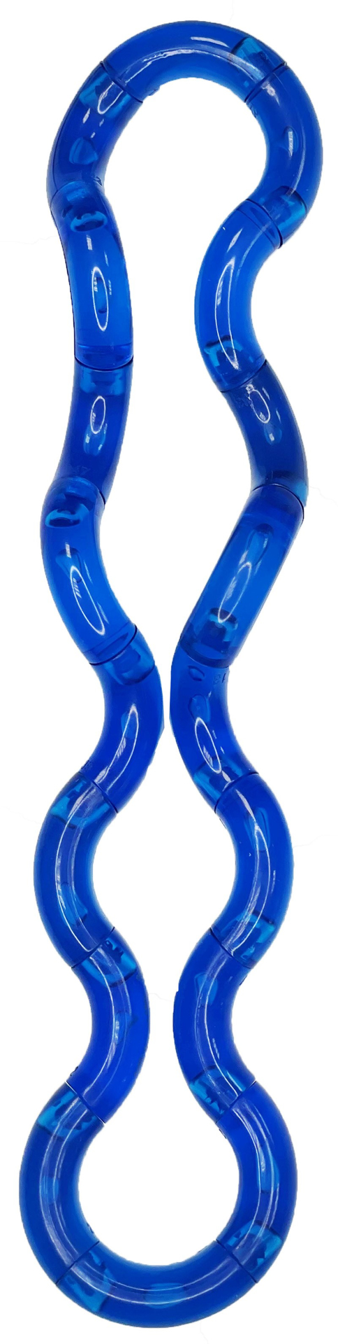 Translucent Blue Tangle laid out