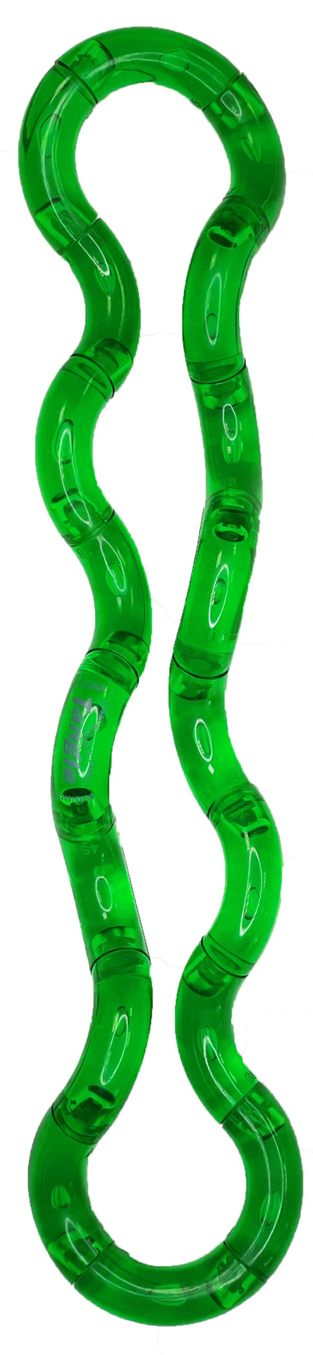 Translucent Green Tangle laid out