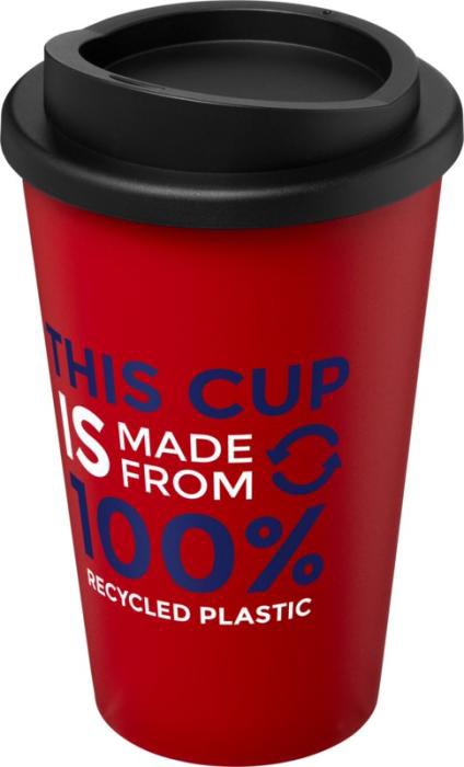 Americano Tumbler with print in Red