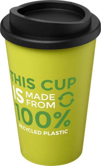 Americano Tumbler with print in Lime