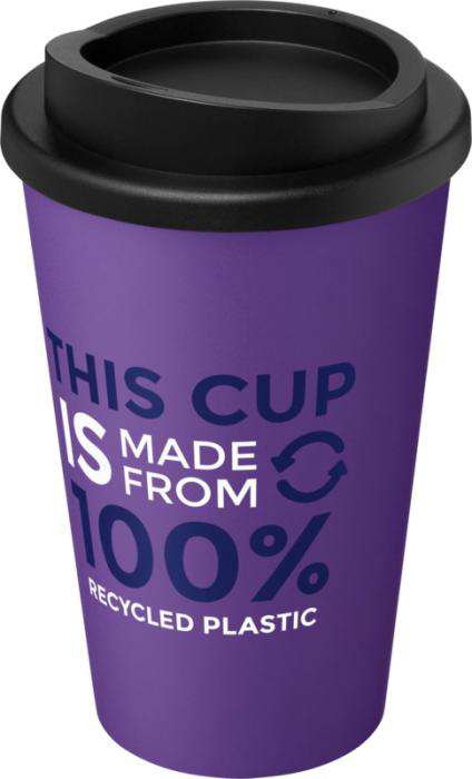 Americano Tumbler with print in Purple