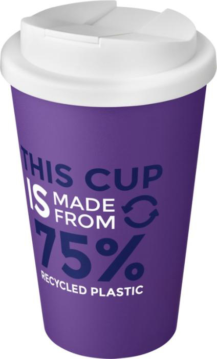 Recycled Americano tumbler with print 