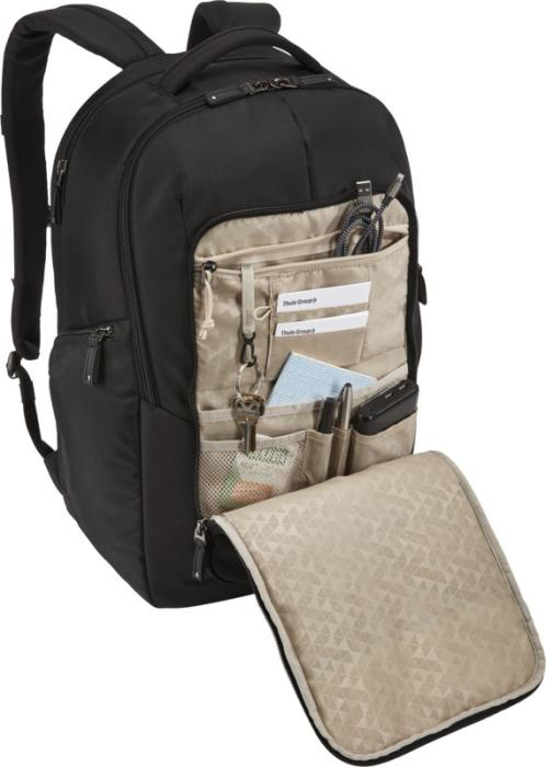 Notion Laptop Backpack front pocket open
