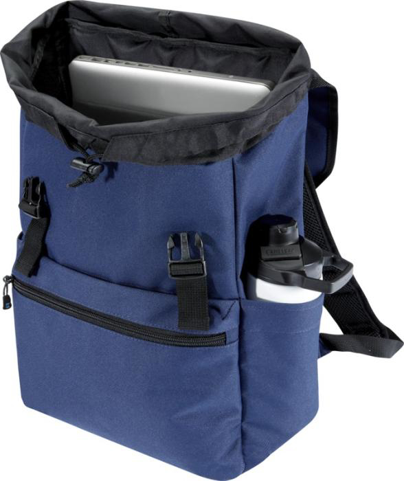 Repreve Laptop Backpack main pocket open
