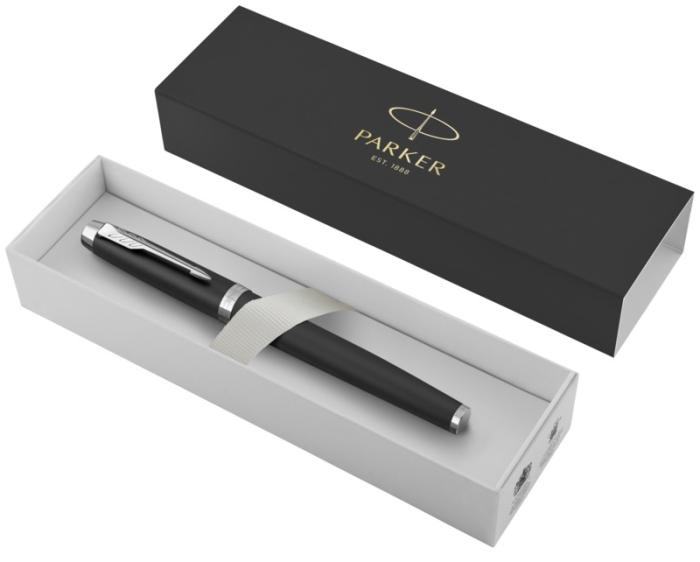 Parker IM Fountain Pen in Black in packaging