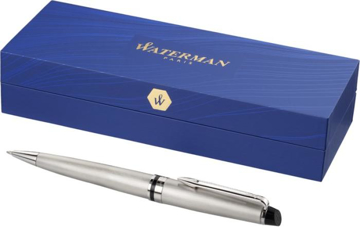 Waterman Paris box with steel ballpoint pen in foreground