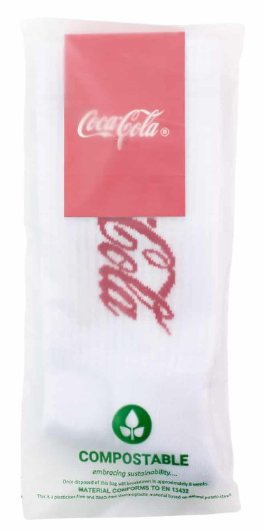 Coca Cola Crew Socks In packaging