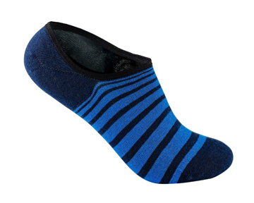 Invisible sock in Blue