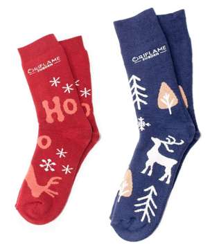 Thermal socks in Blue and Red