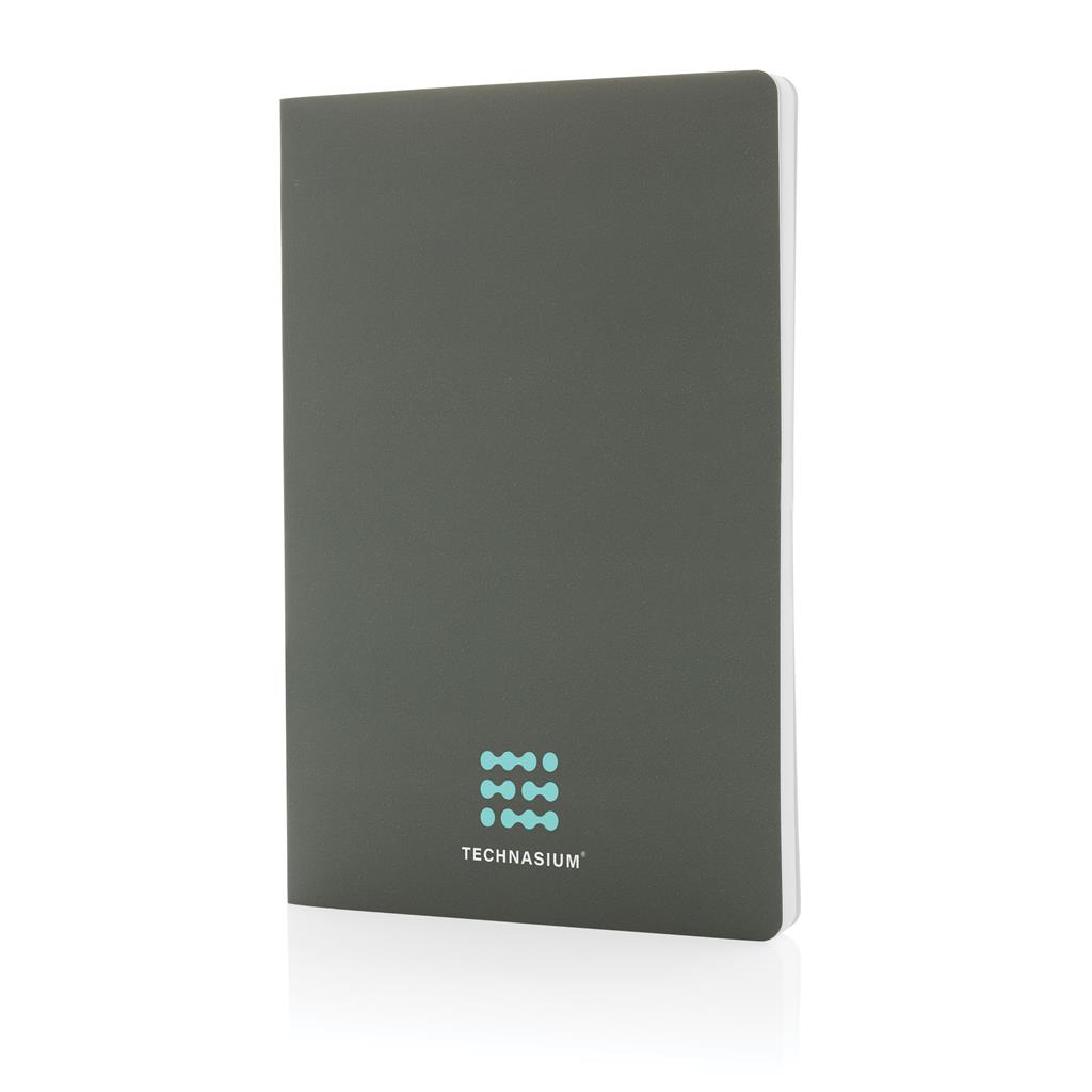 Green stone paper Notebook with print