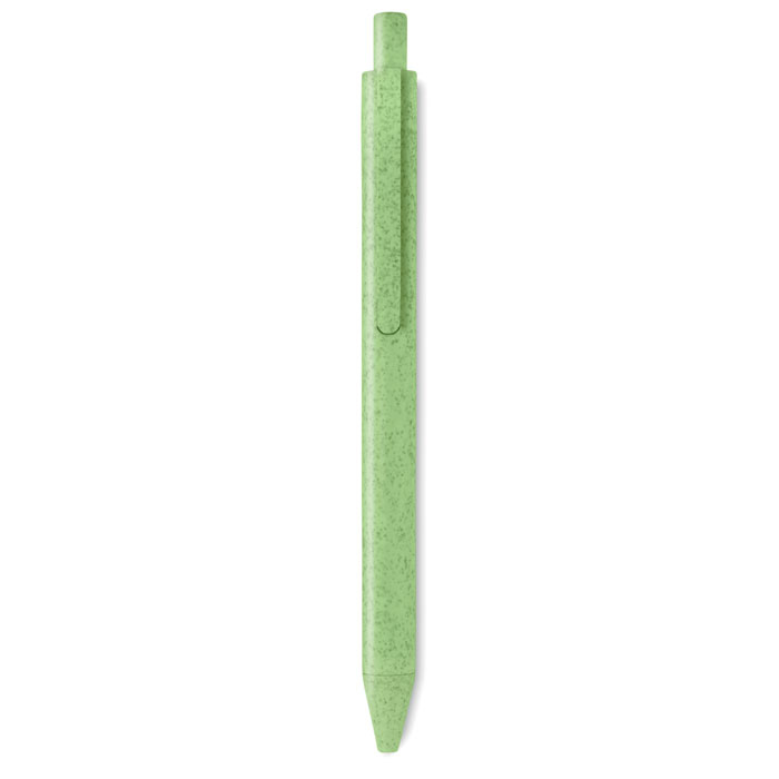 Green coloured wheat straw pen