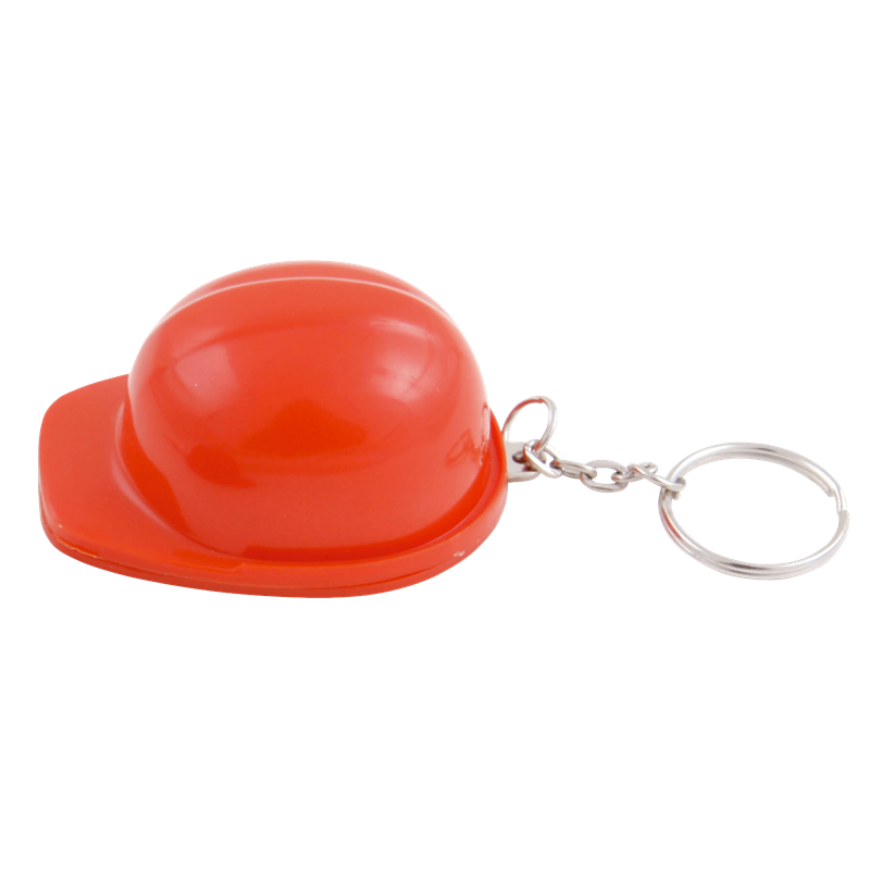 Red hard hat bottle opener keyring