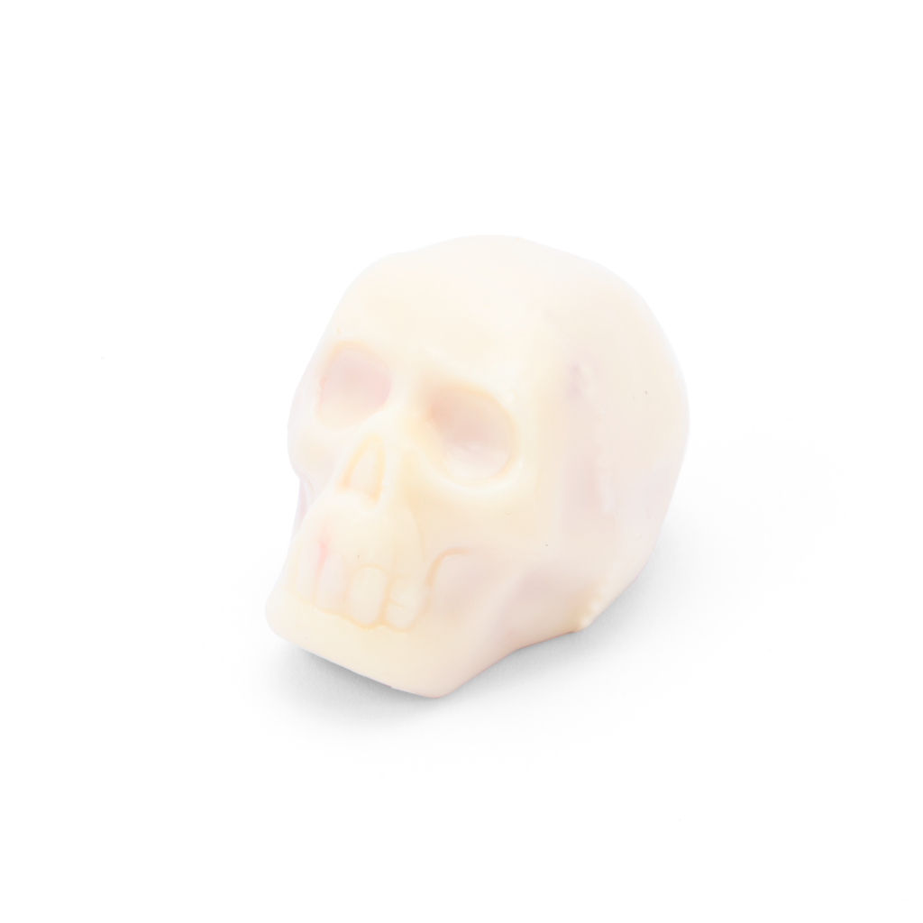 Eco Cube White Chocolate Truffle skull