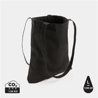 a black tote bag 