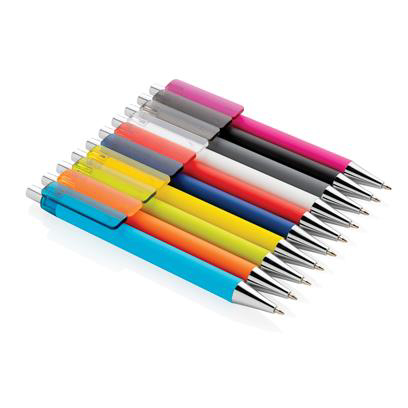 Smooth touch pen in all colours (red, orange, yellow, green, light blue, navy, pink, white, black, grey) 