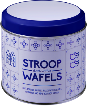 Tin containing Dutch Waffles