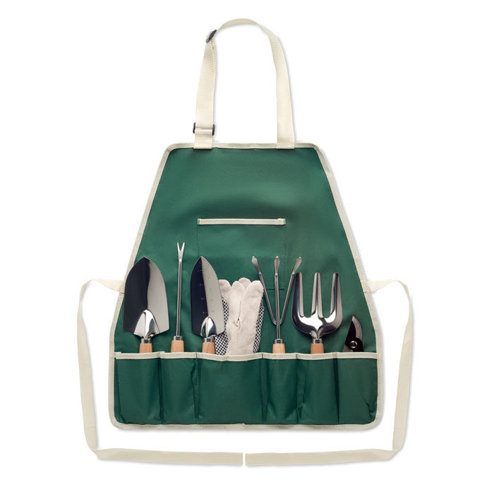 Apron Containing Gardening Tools