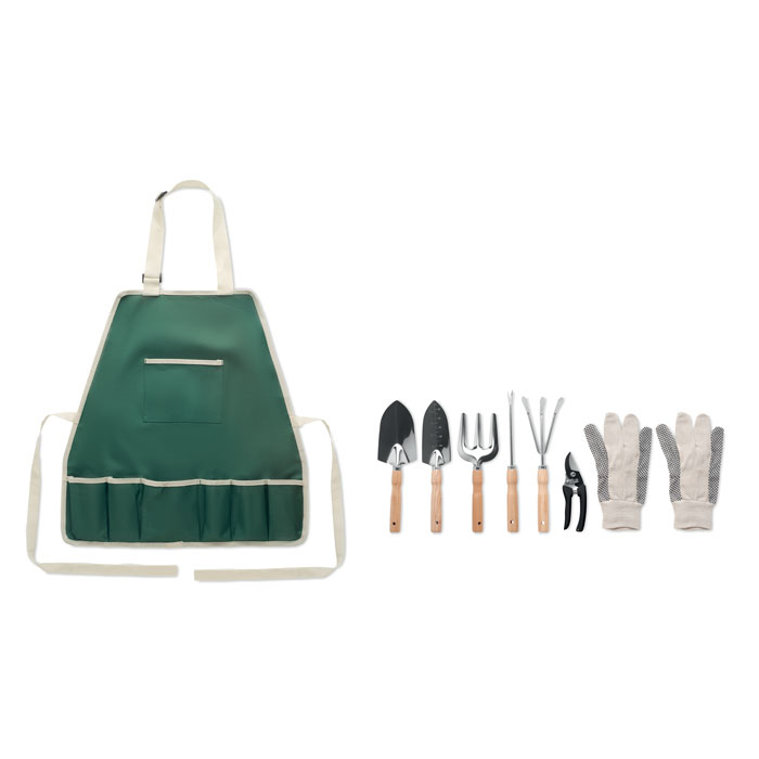 Apron Containing Gardening Tools