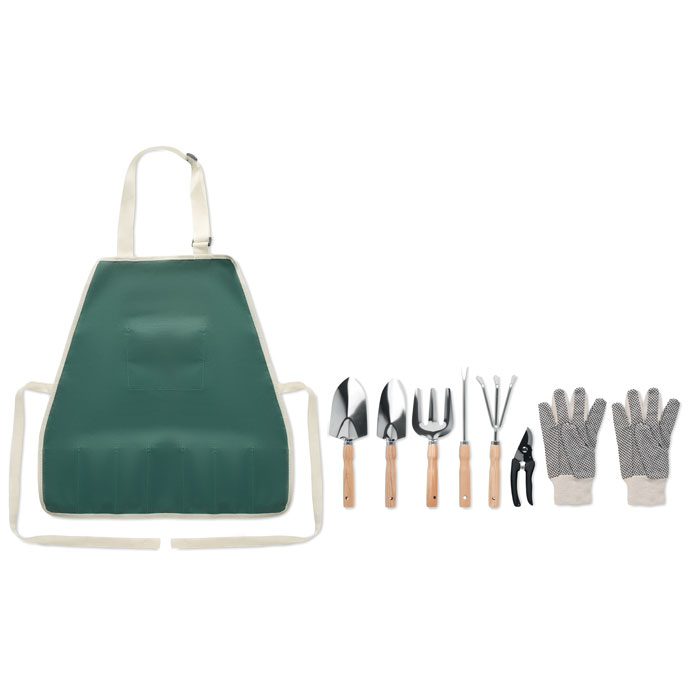 Apron Containing Gardening Tools