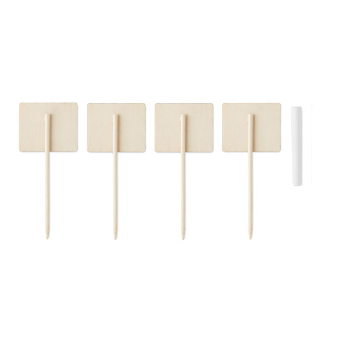 Appetizer stick from the back, light brown