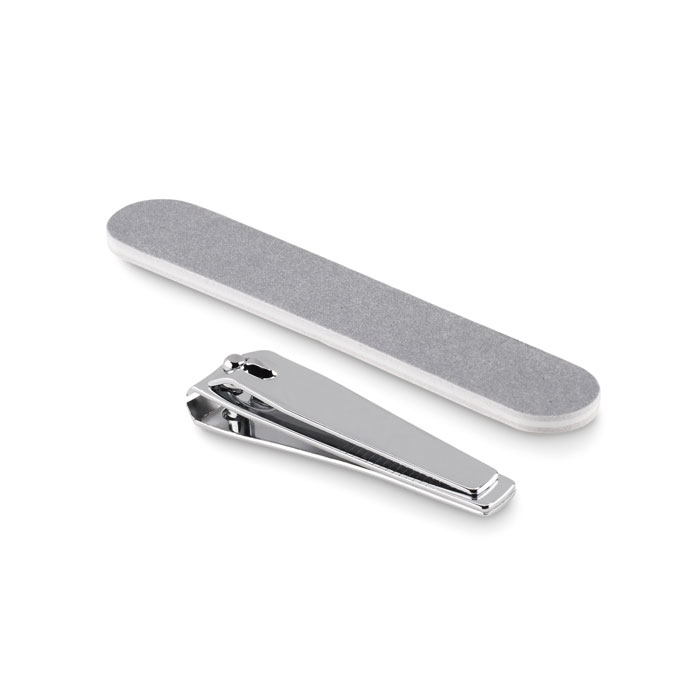 Cotton Pouch Containing Nail File & Clippers