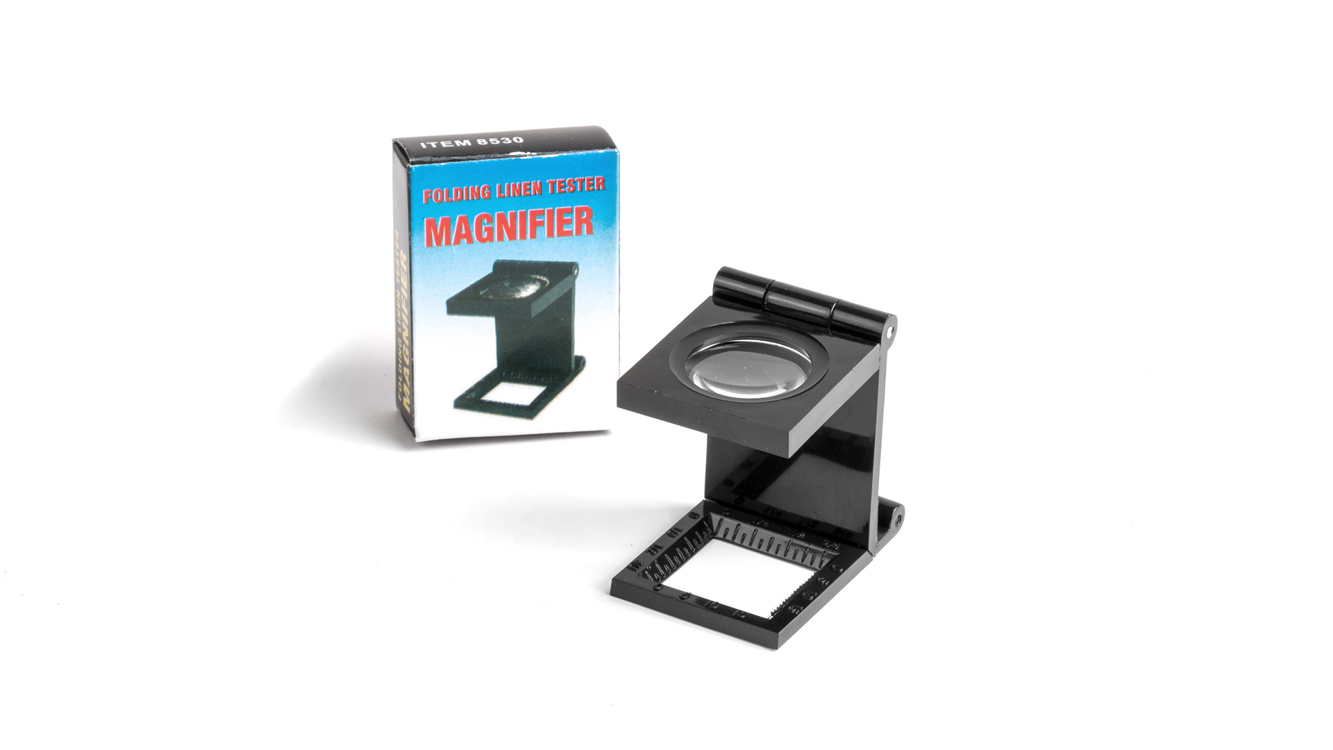 black foldable magnifier 