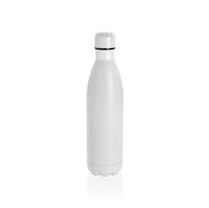 white stainless steel bottle