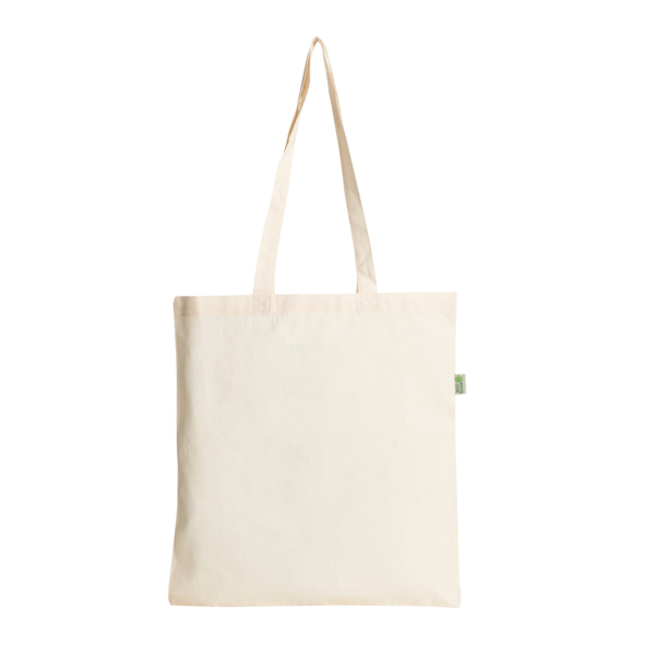 A beige cotton shopper