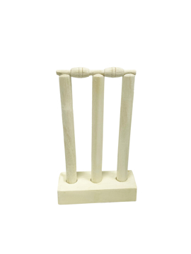 Show details for Mini Wooden Cricket Stumps a natural wooden mini cricket stump / wicket