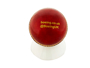 A cricket ball in its stand