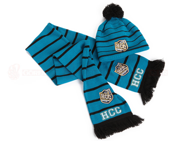 Picture of Embroidered Knitted Scarf Hat Set Acrylic