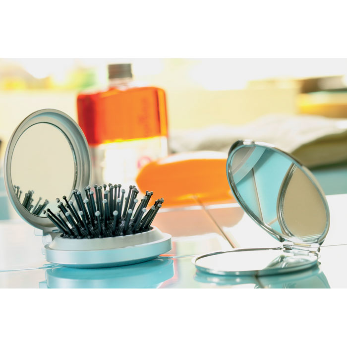 Small Foldable Brush and Mirror