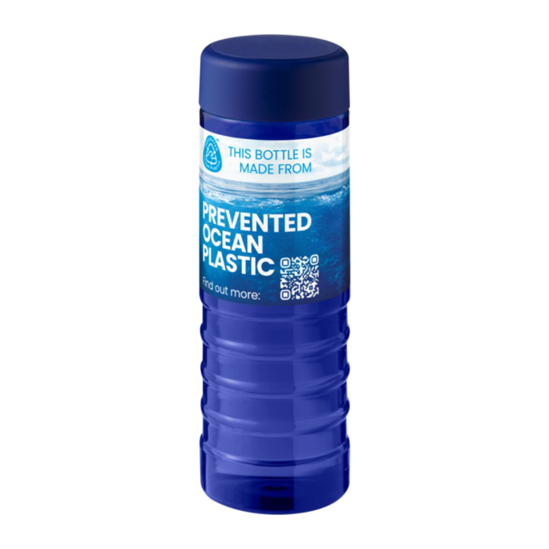 eco plastic bottle made from prevented ocean plastics