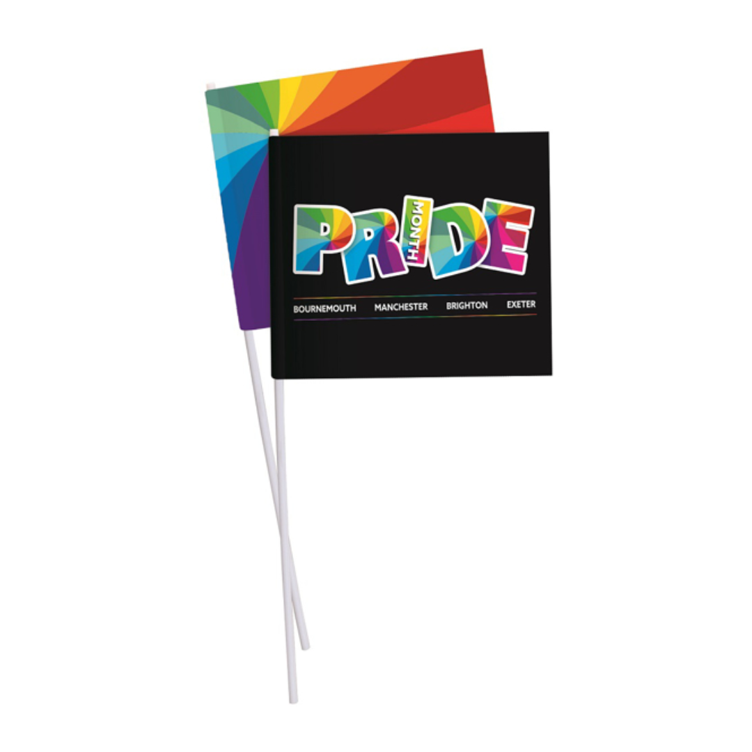 Picture of Pride Paper Hand Waving Flags