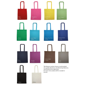 Show details for Invincible coloured cotton shopper 	Cotton shoppers in 14 different colour