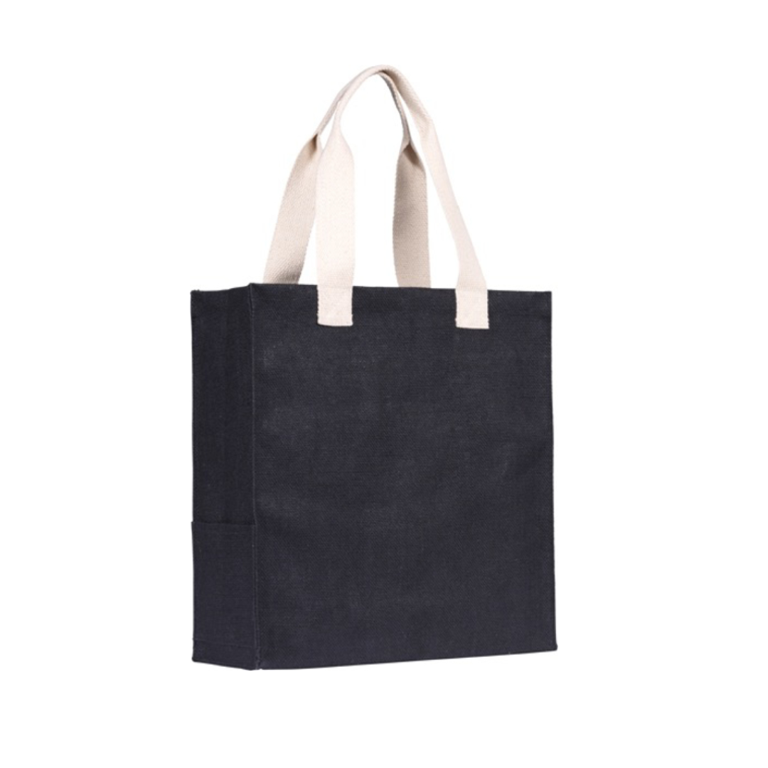 Black Tote Bag without print