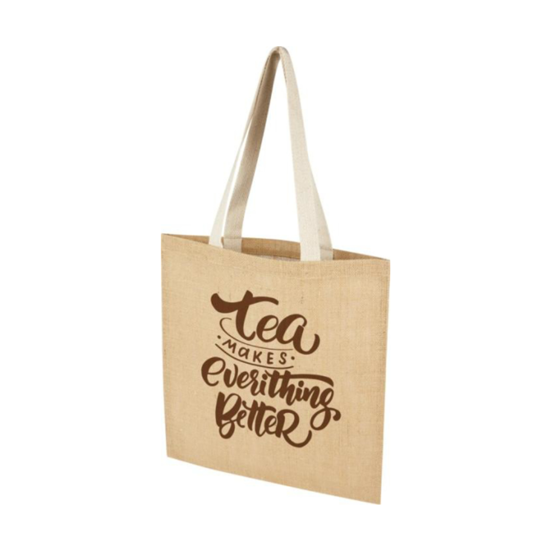 Tote (jute) bag with print