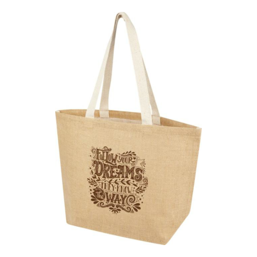 Jute bag with print