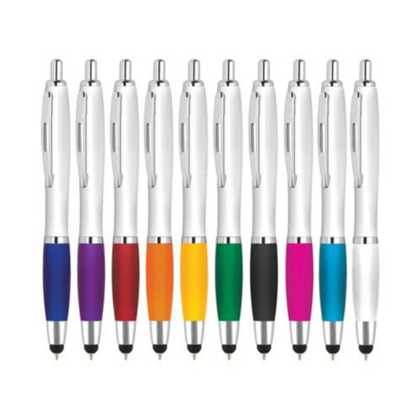 Contour stylus pen with digital print group