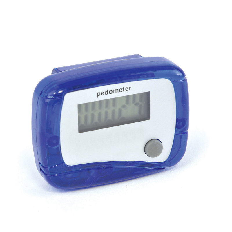 Classic pedometer in blue