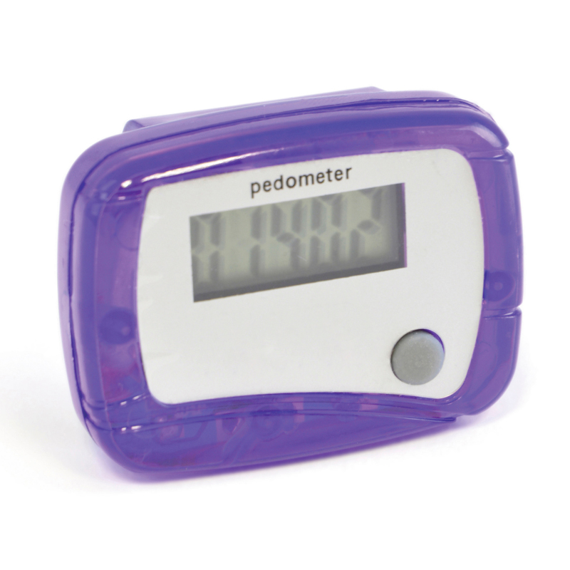 Classic pedometer in purple