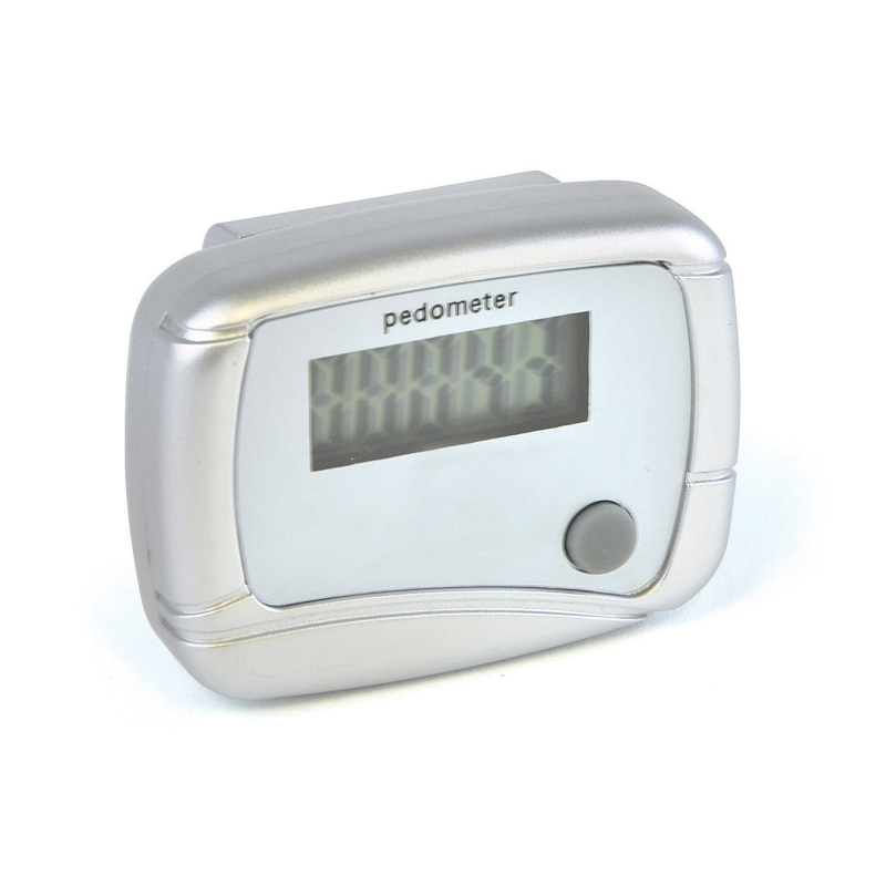 Classic pedometer in white