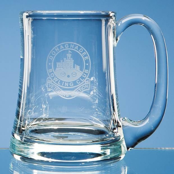 engraved aleman tankard