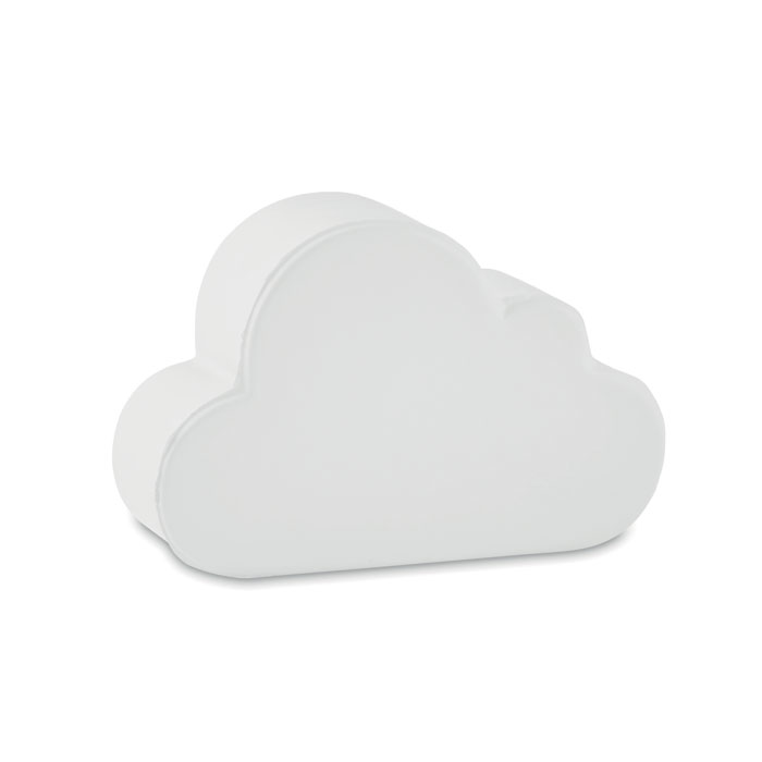 Stress cloud in white