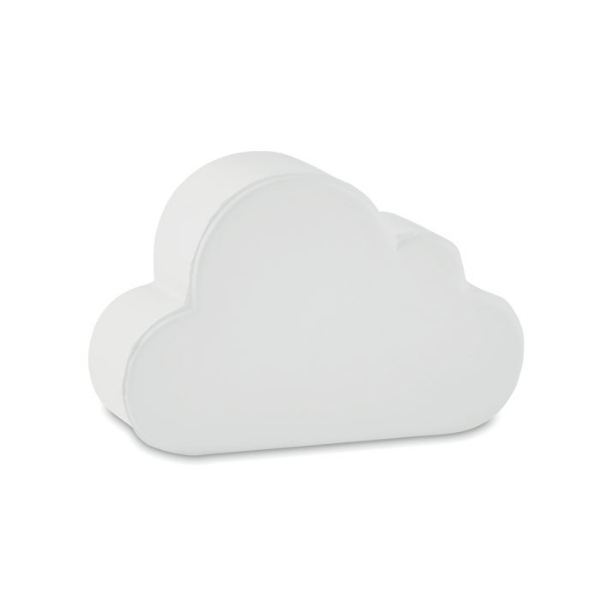 Stress cloud in white