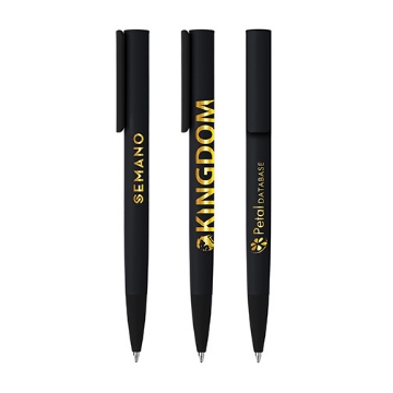 Show details for Jagger Gold Ballpoint Pen jagger black pen with gold print