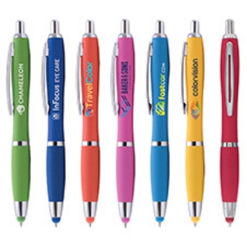 Show details for Lopez Softy Stylus Pen lopez ballpen with stylus in a range of colours printed